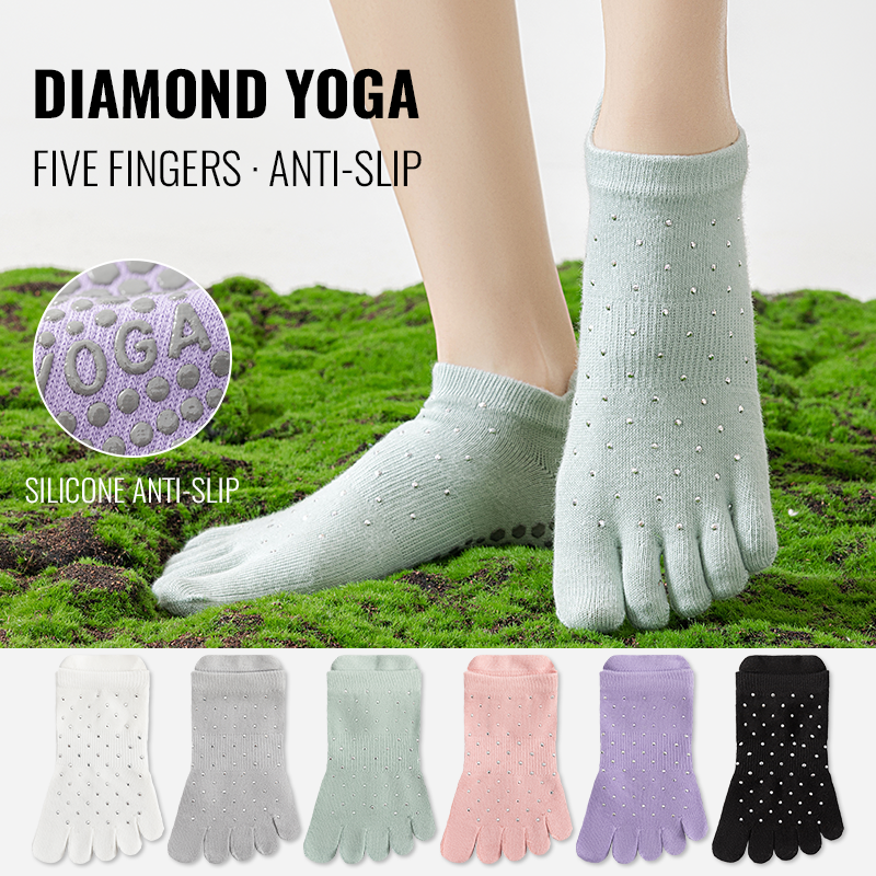 Pilates Yoga Youtube - MiiOW Non-Slip Grip Pilates Sock Women