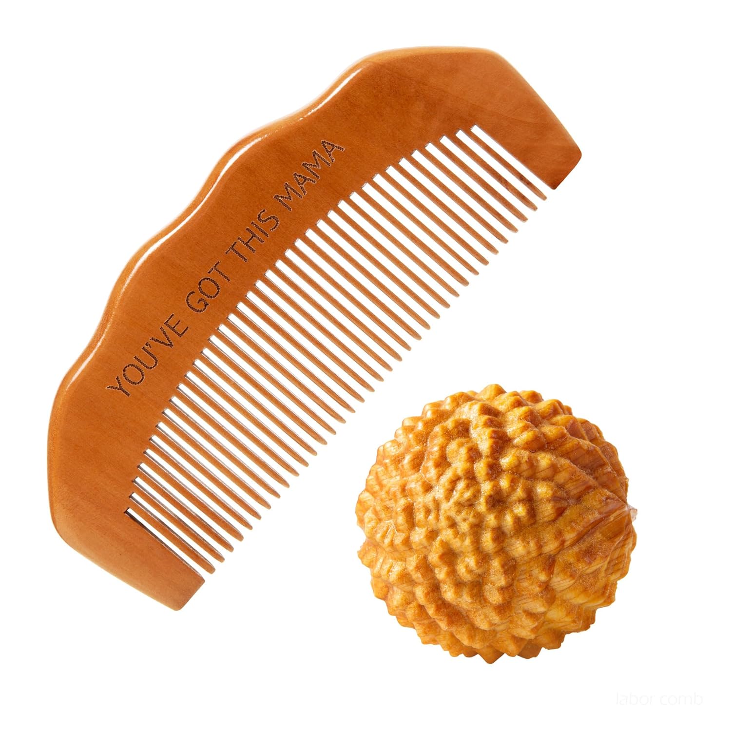 Acupressure Ball Set - Wooden Birth Comb & Acupressure Massage