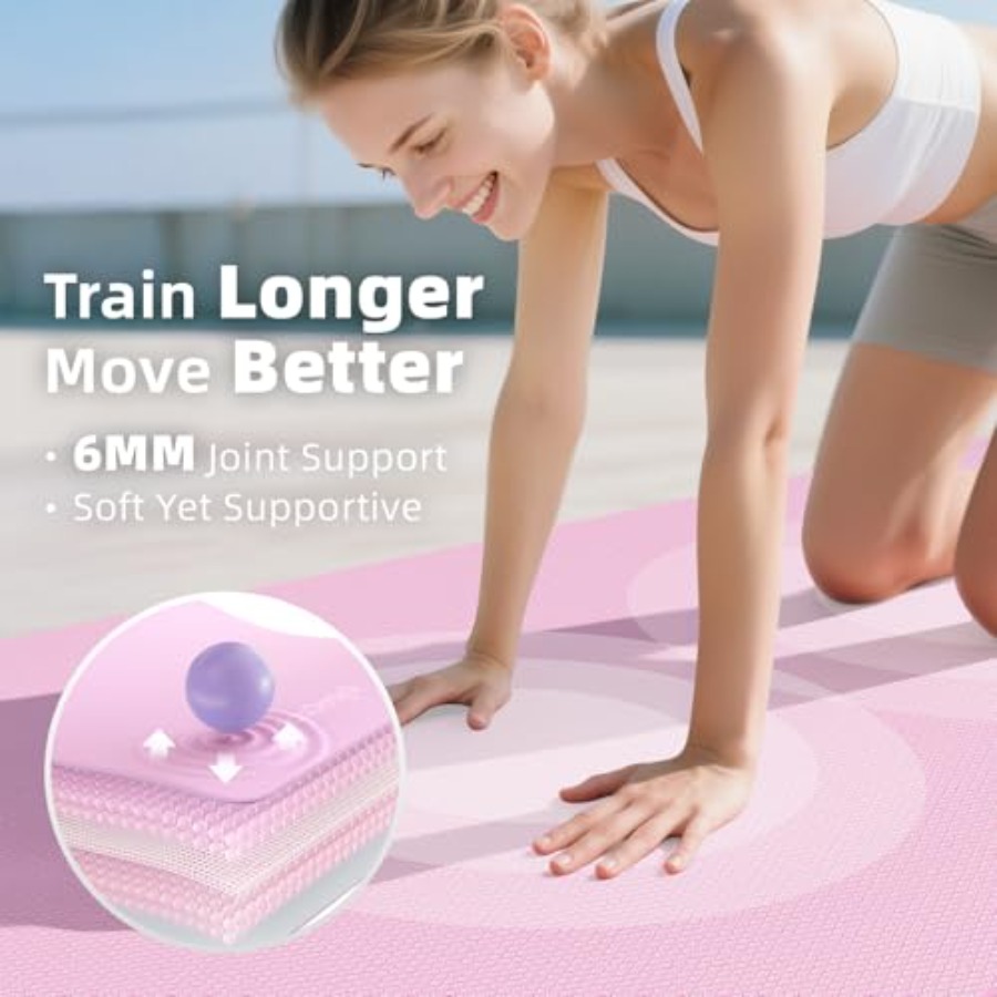 Extra Large Yoga Mat 72x48 or  - Pilates Yoga Or Gym reseña y precio