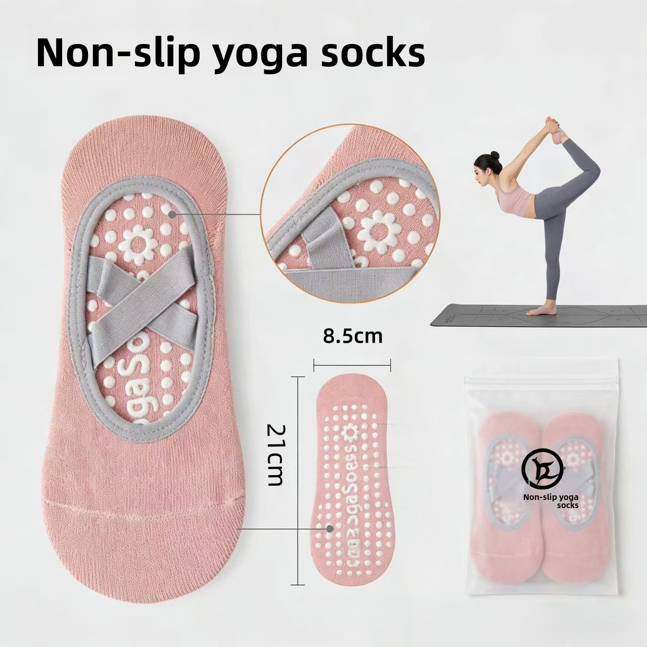 Women Yoga Sock Silicone Anti- - Pilates Yoga Sport reseña y precio