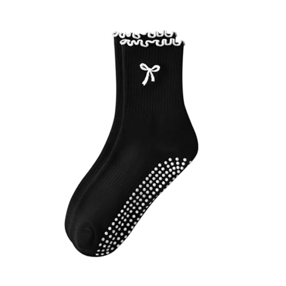 Non-Slip Grip Pilates Socks Co - Pilates Yoga Youtube reseña y precio