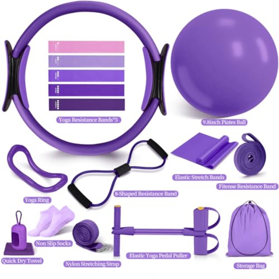 Pilates Essentials Kit for Wom - Pilates Yoga Resistance Ring reseña y precio