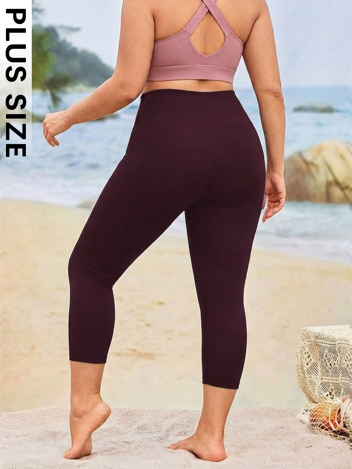 Plus Size Women's High Waisted - Pilates Yoga Outfit reseña y precio