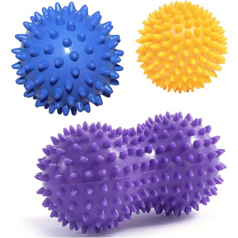 Spiky Massage Ball Set (3 Piec - Acupressure Ball Set reseña y precio