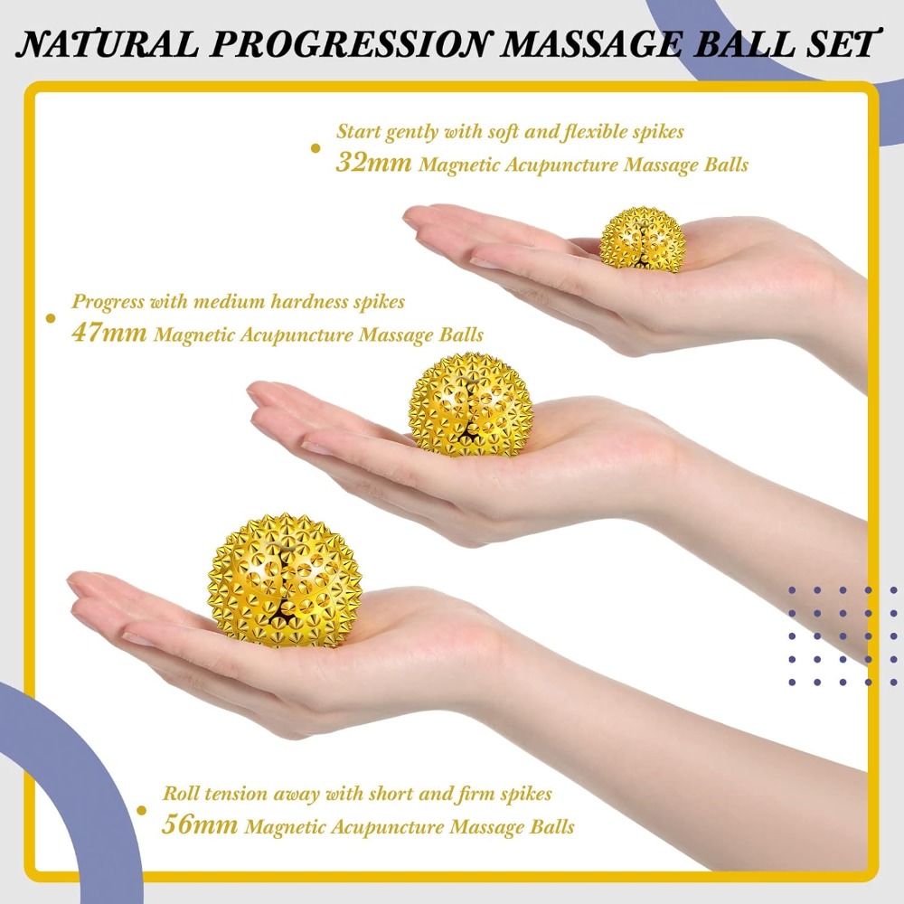 6Pcs/Set Magnetic Massage Ball - Acupressure Ball Set reseña y precio