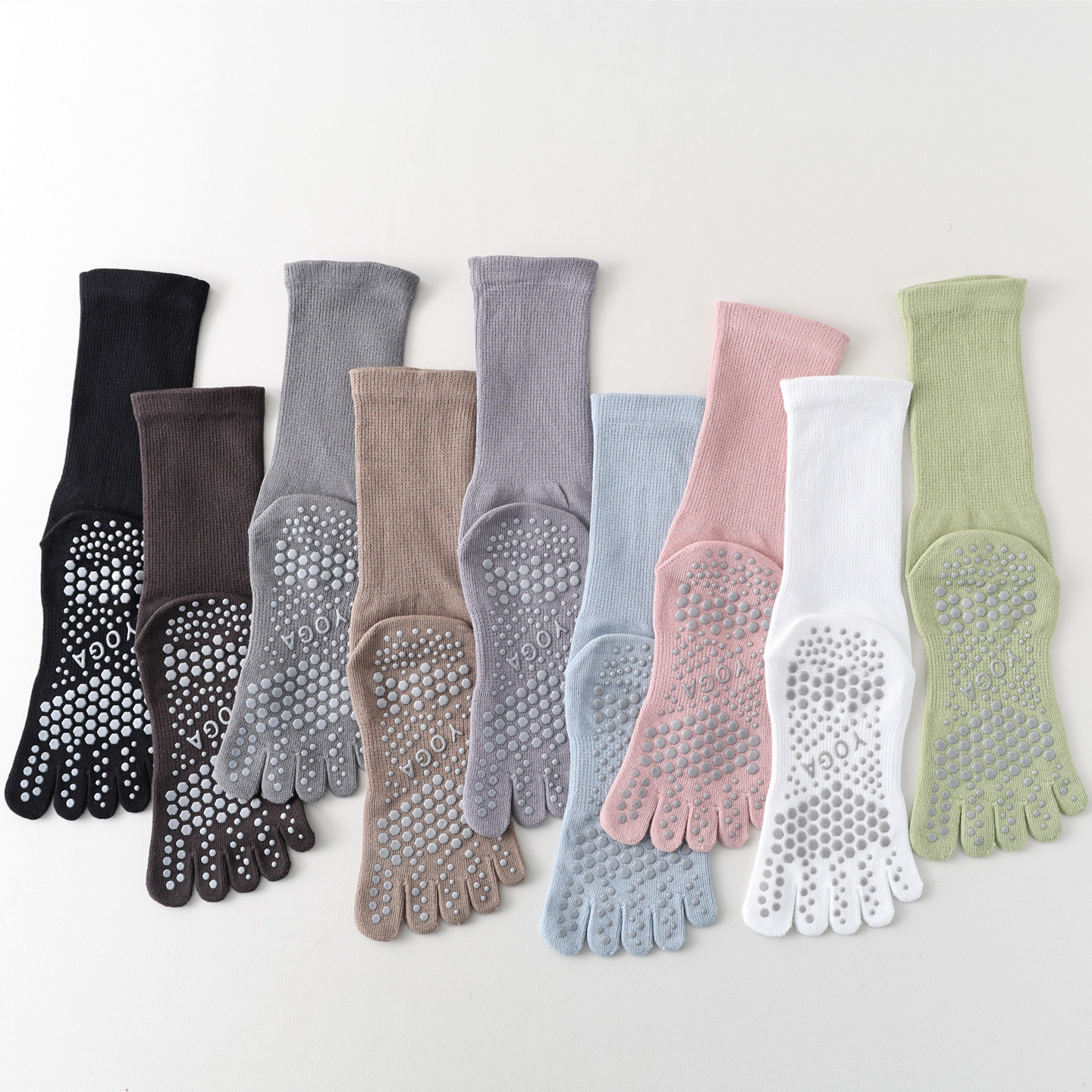 1 Pairs  Woman Yoga Socks Cand - Pilates & Yoga Elastic Band reseña y precio
