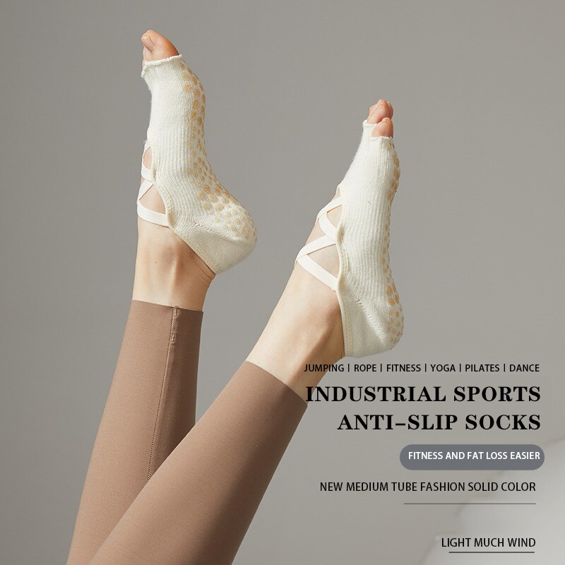 Ladies Yoga Socks Non Slip Gri - Pilates Yoga Ballet reseña y precio