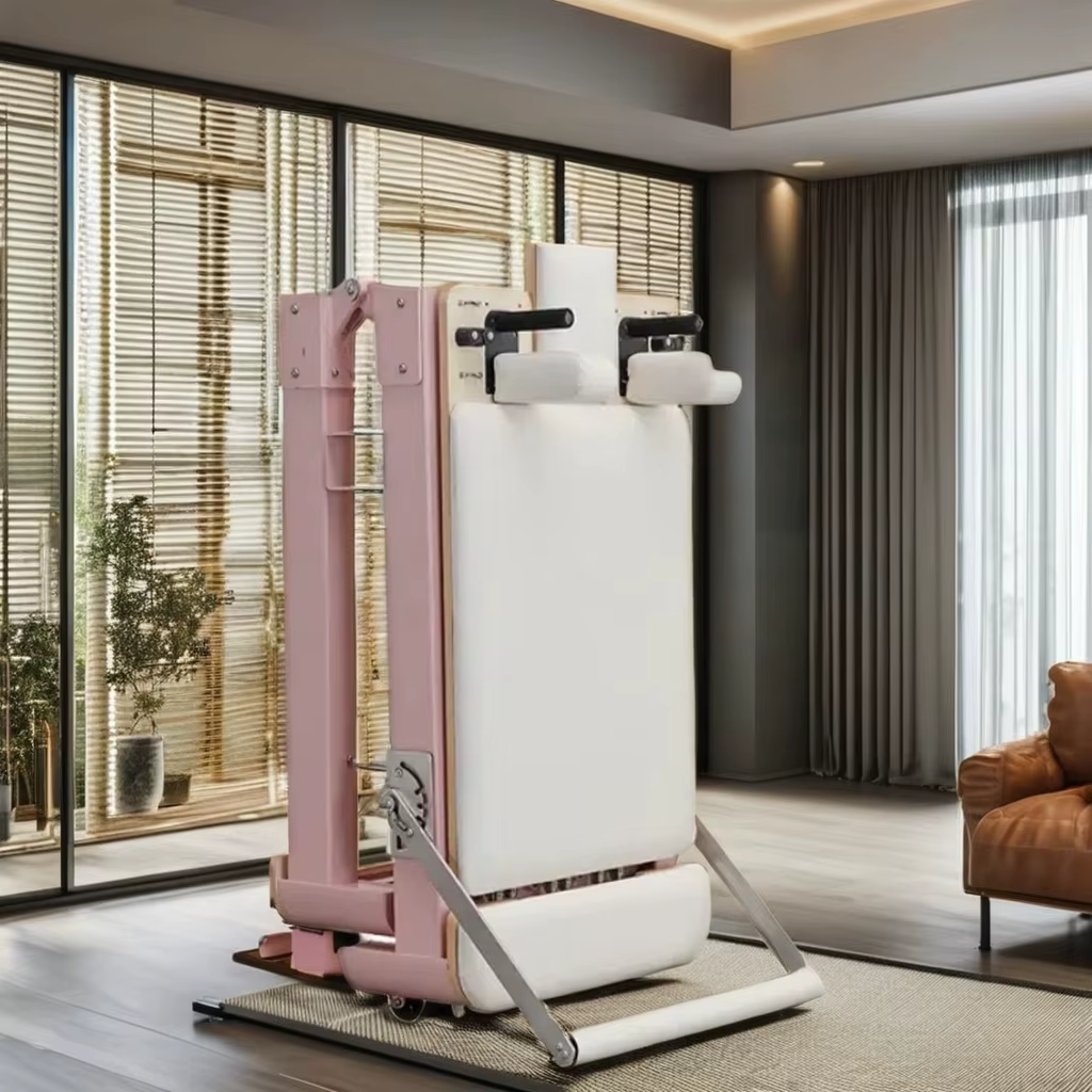 Pink Foldable Pilates Machine  - Pilates Yoga Or Gym reseña y precio