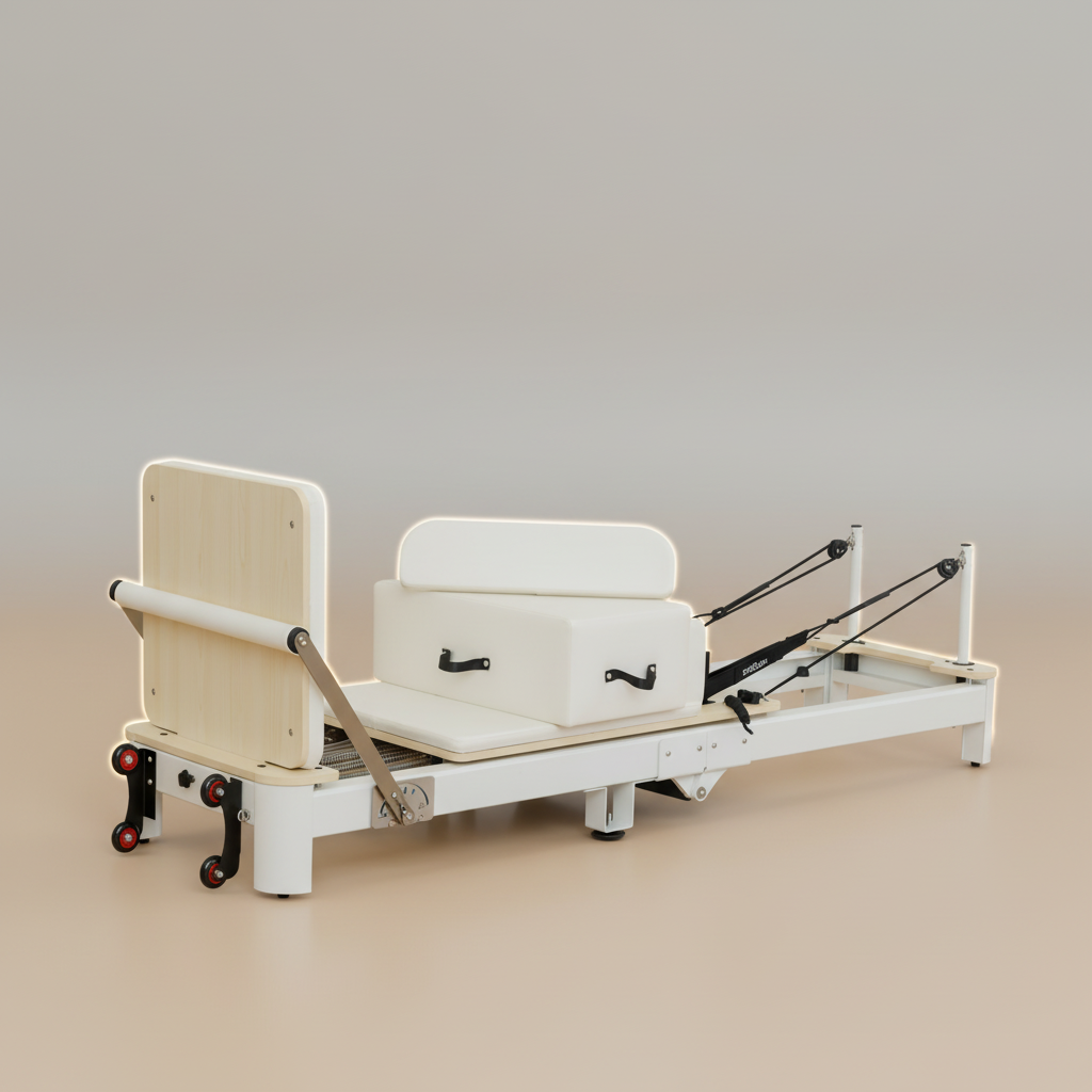 Pink Foldable Pilates Machine  - Pilates Yoga Or Gym reseña y precio