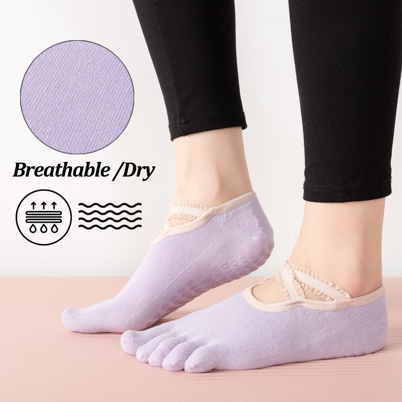 Ladies Non-Slip Pilates Socks  - Pilates Yoga Ballet reseña y precio