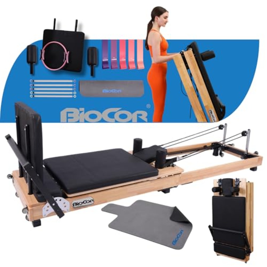 MAX4.0 Pilates Reformer Wood H - Pilates Yoga Resistance Ring reseña y precio