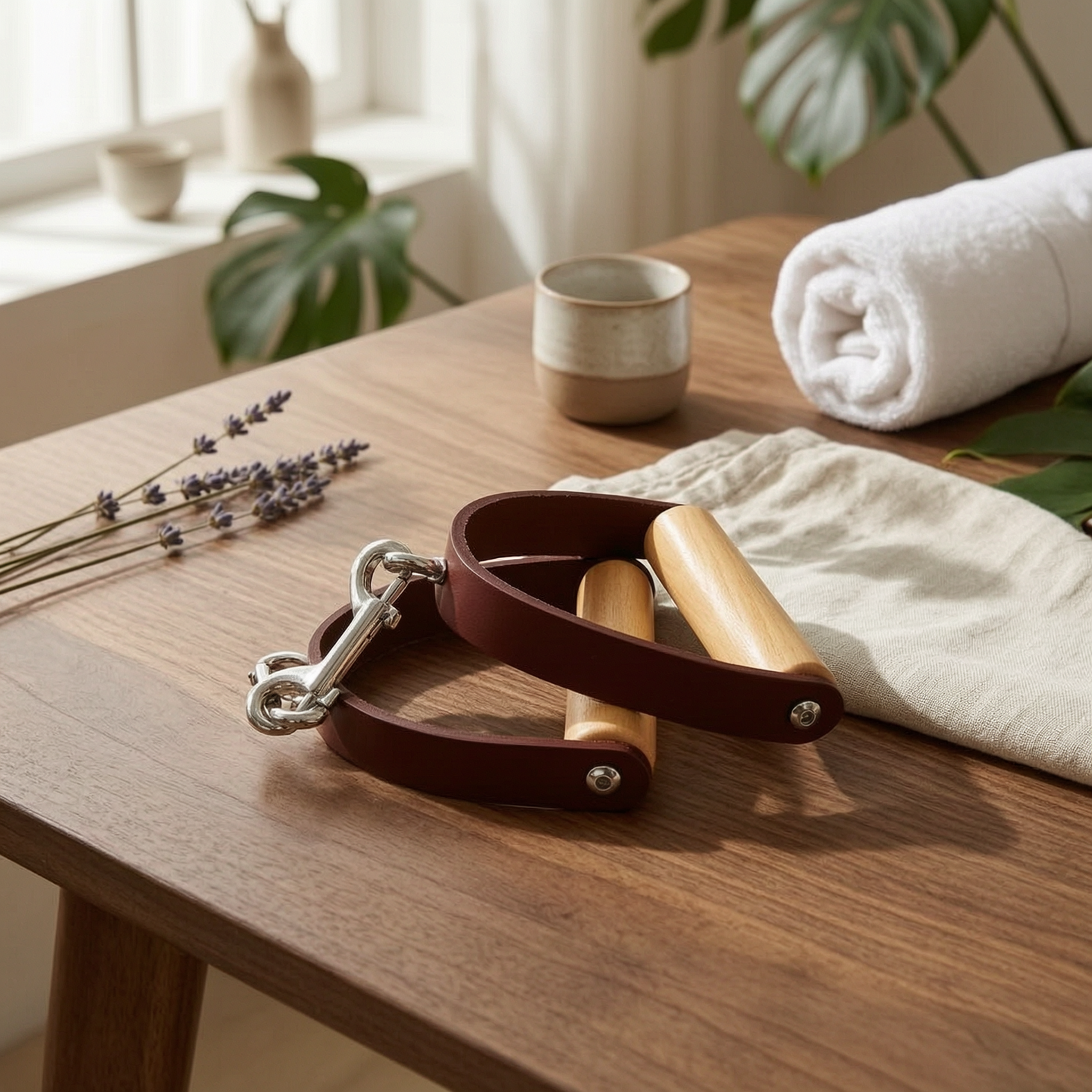 2 Pieces Pilates Reformer Hand - Pilates & Yoga Elastic Band reseña y precio