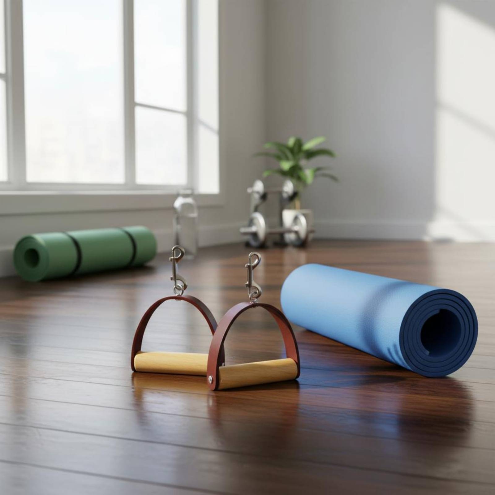 2 Pieces Pilates Reformer Hand - Pilates & Yoga Elastic Band reseña y precio