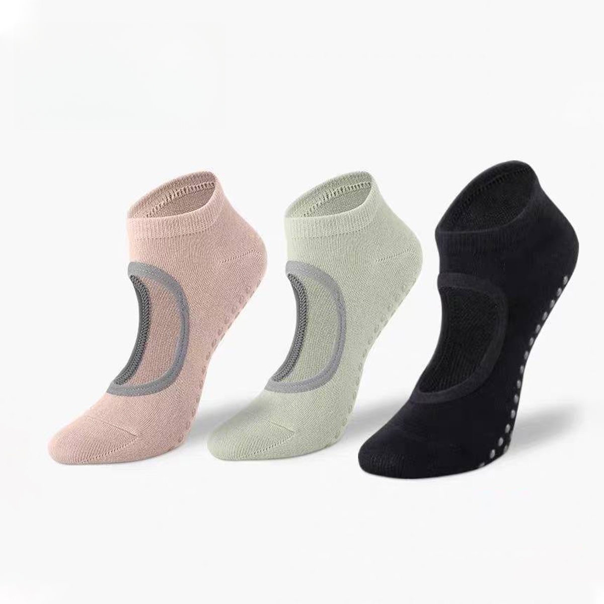 Non-Slip Yoga Socks for Women  - Pilates & Yoga Elastic Band reseña y precio