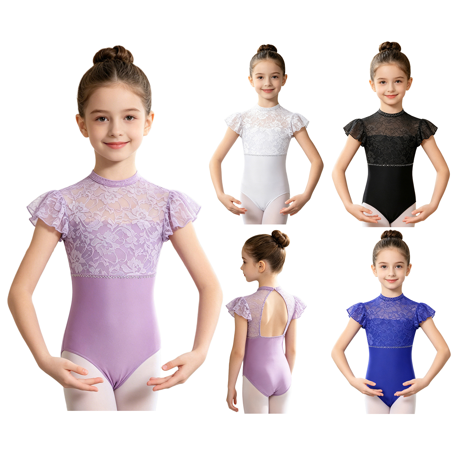 Kids Girls Ballet Dance Leotar - Pilates Yoga Ballet reseña y precio