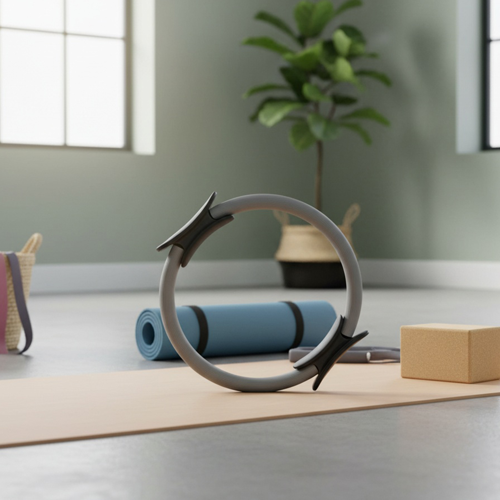 Pilates Ring Fitness Ring with - Pilates Yoga Resistance Ring reseña y precio