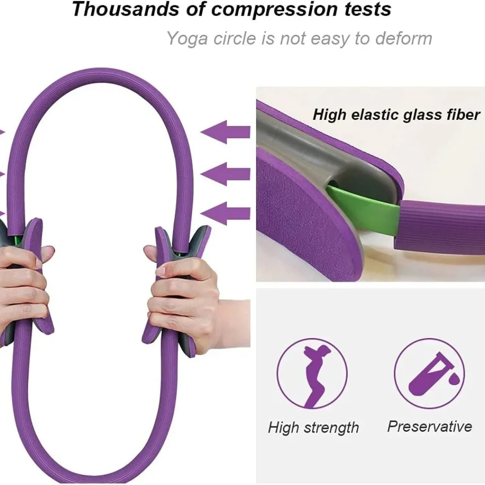 1Pcs Yoga Pilates Ring Non-sli - Pilates Yoga Resistance Ring reseña y precio