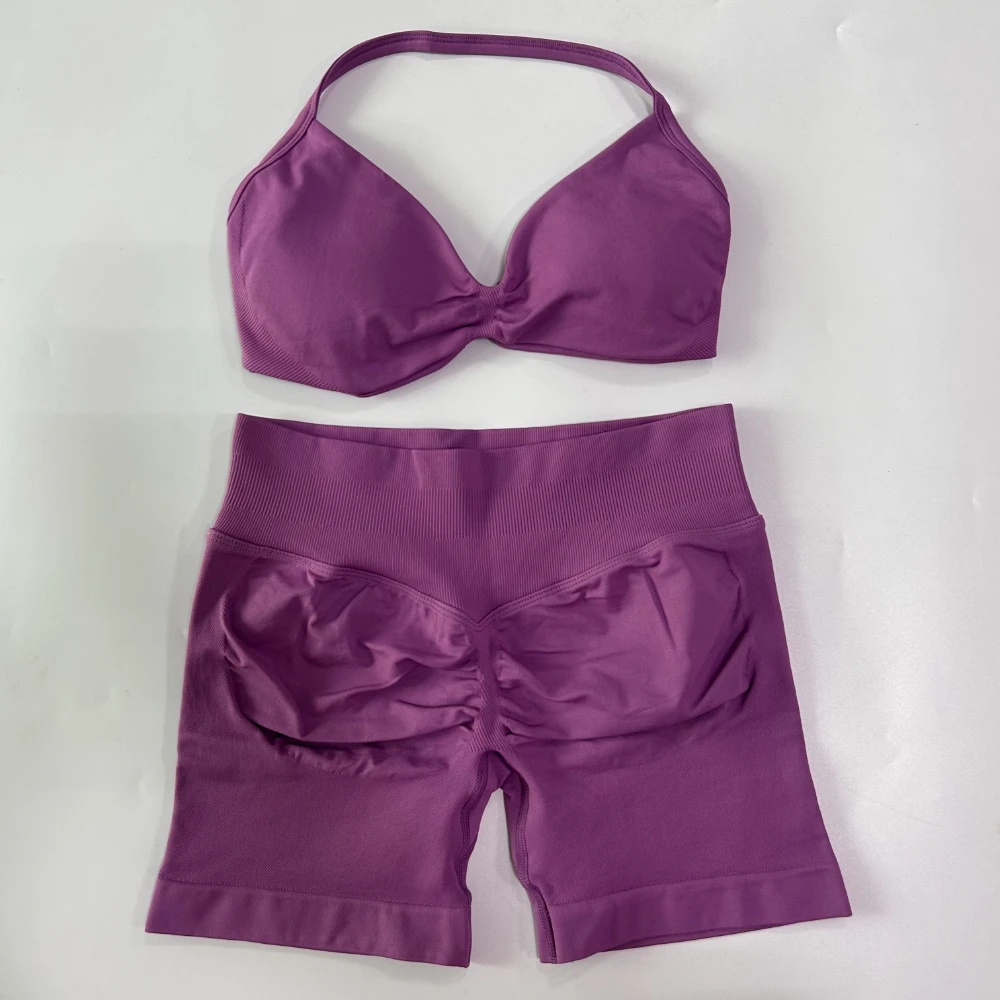 Ruched Seamless Yoga Set for W - Pilates Yoga Outfit reseña y precio