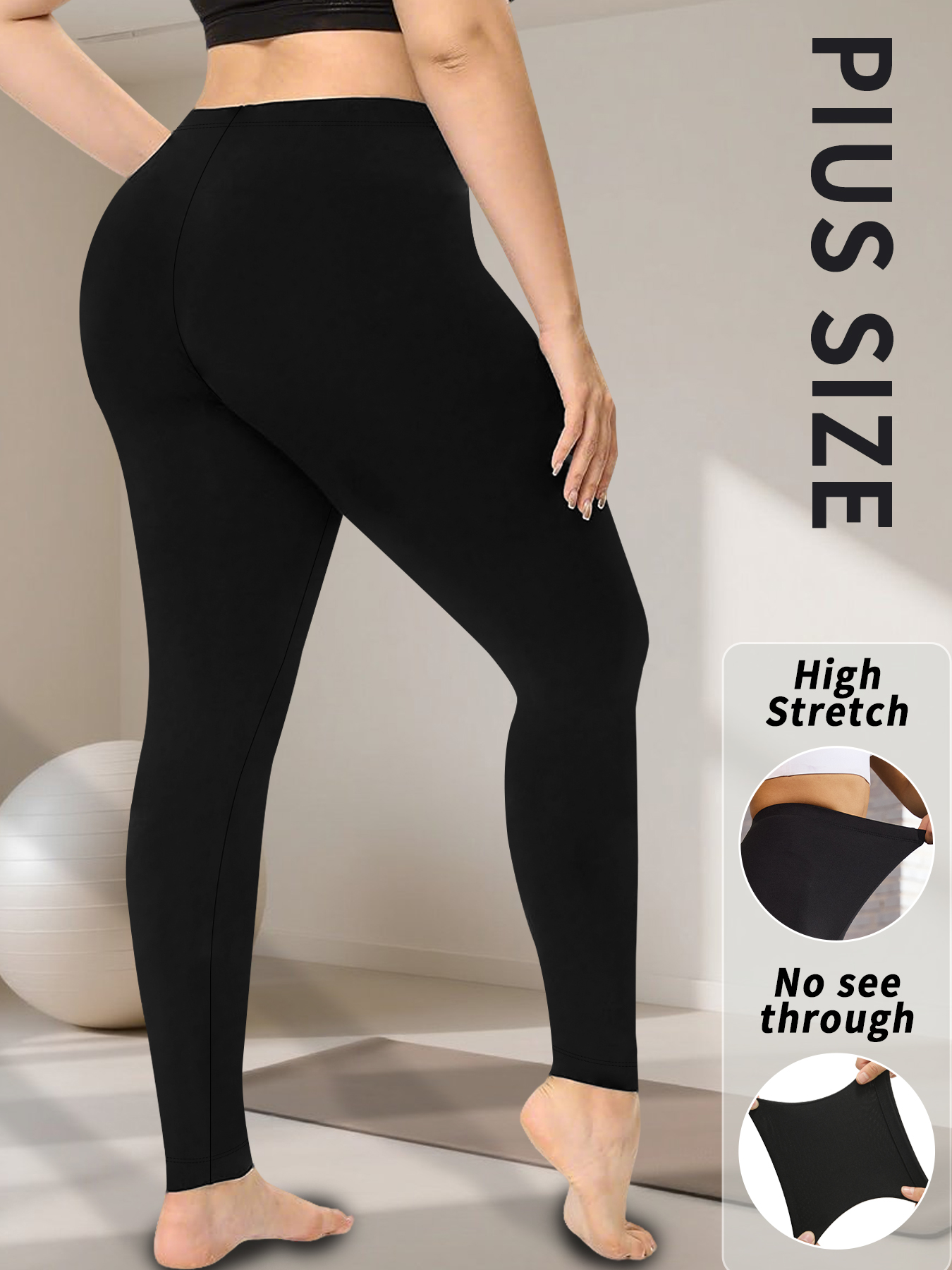 Plus Size Super Soft Sport Leg - Pilates Yoga Outfit reseña y precio