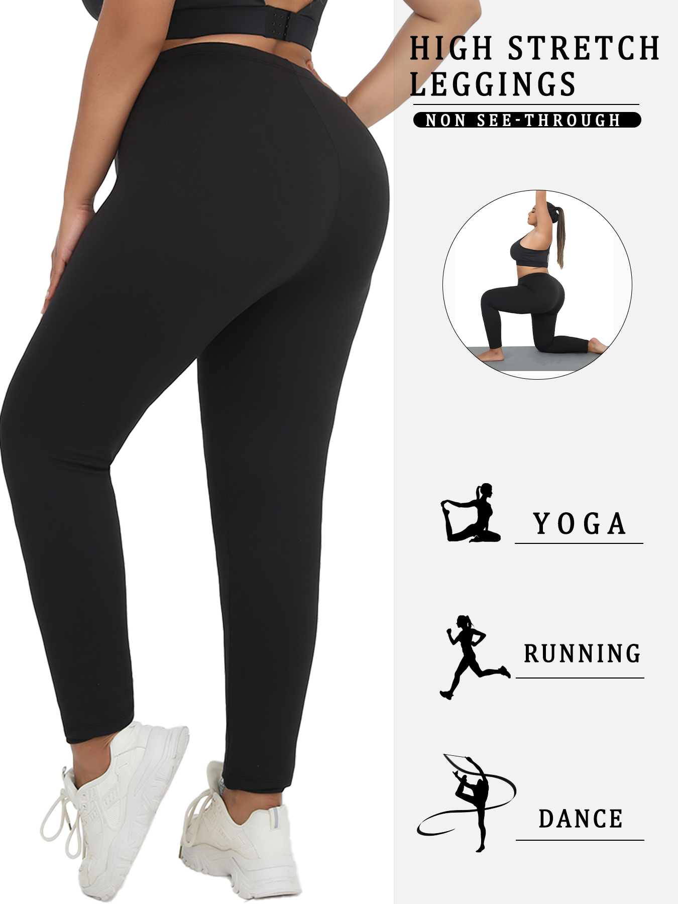 Plus Size Super Soft Sport Leg - Pilates Yoga Outfit reseña y precio
