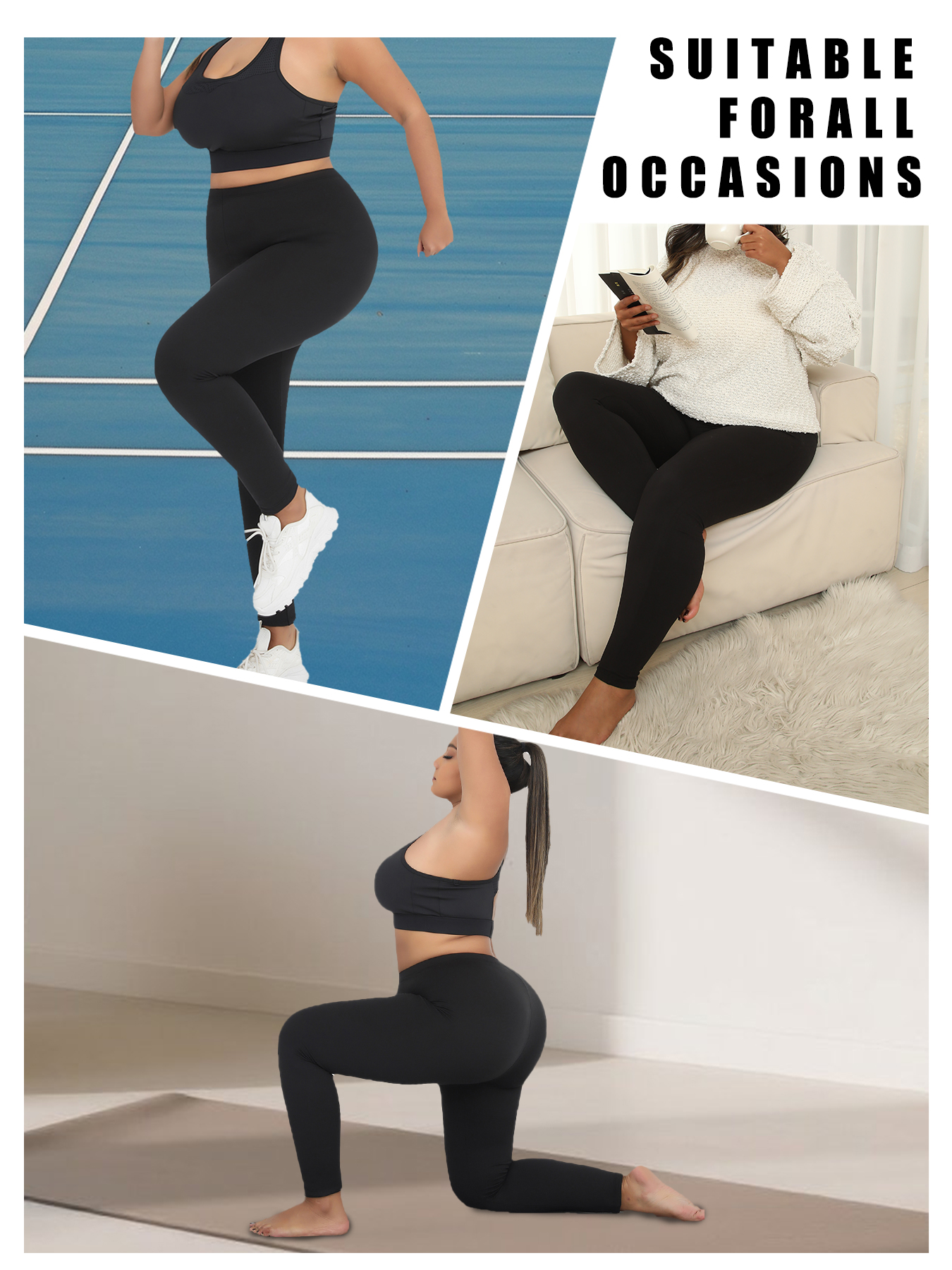 Plus Size Super Soft Sport Leg - Pilates Yoga Outfit reseña y precio