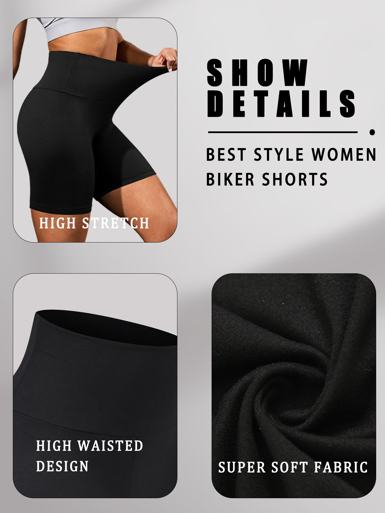 Plus Size Biker shorts for Wom - Pilates Yoga Outfit reseña y precio