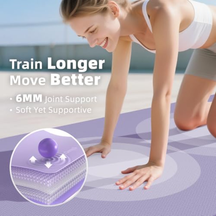 Extra Large Yoga Mat 72x48 or  - Pilates Yoga Or Gym reseña y precio