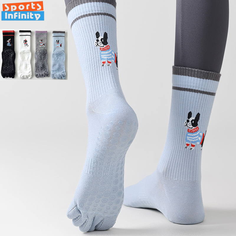 Cute Dog Print Yoga Socks Anti - Pilates Yoga Sport reseña y precio