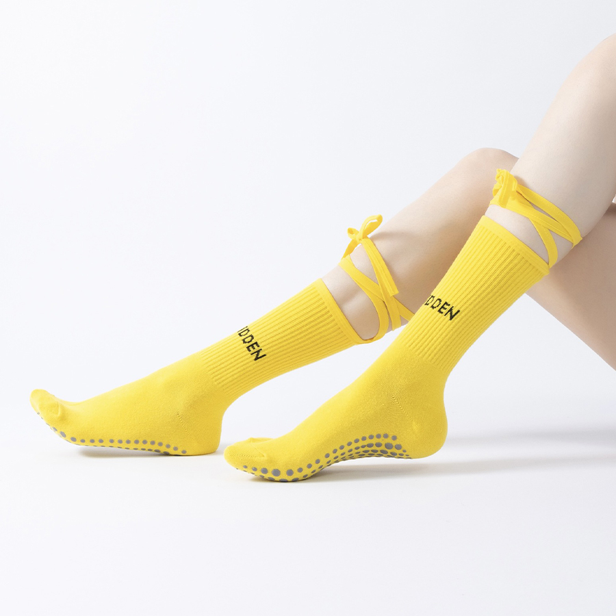 Women Bandage Yoga Socks Cotto - Pilates Yoga Ballet reseña y precio