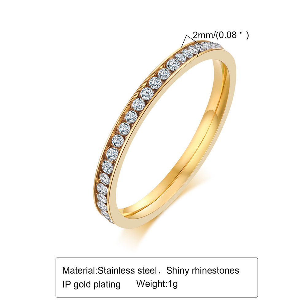 2mm Iced Out Cubic Zirconia Ri - Pilates Ring Magic reseña y precio