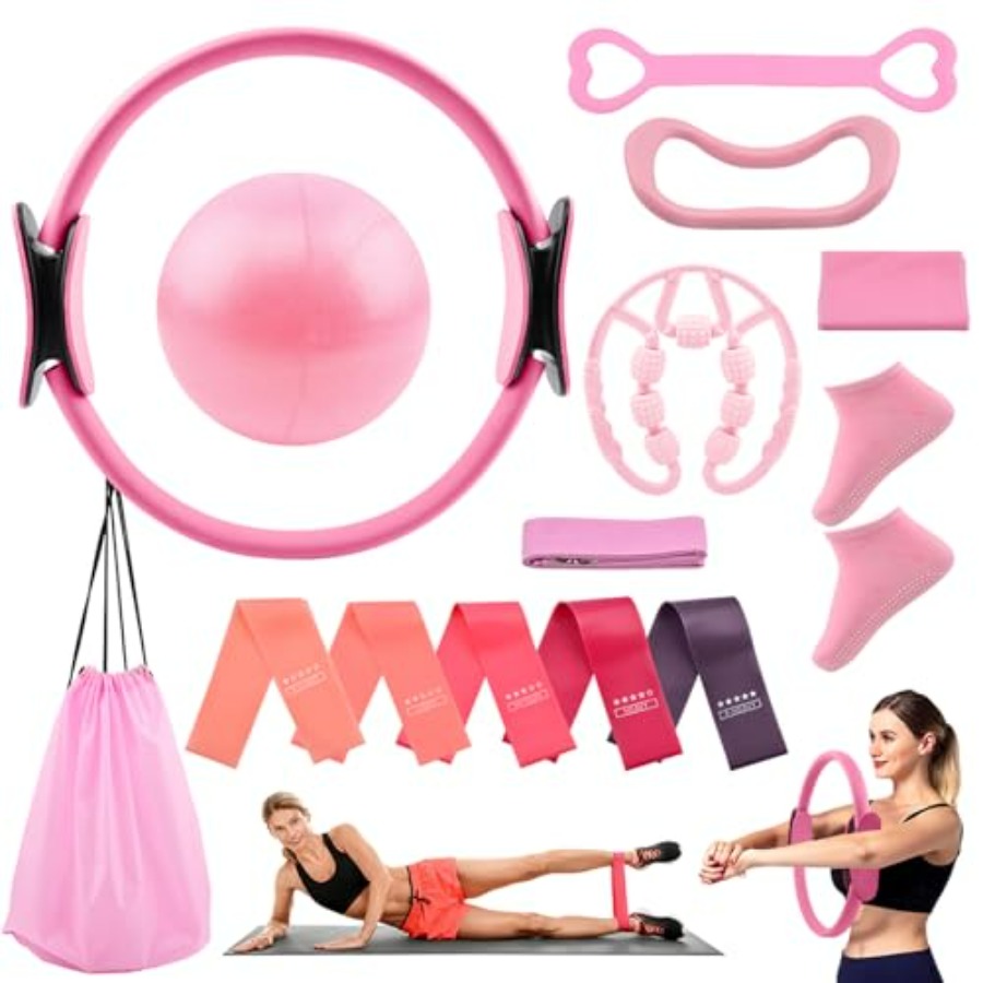 Pilates Essentials Kit for Wom - Pilates Yoga Resistance Ring reseña y precio