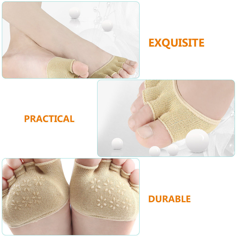 2Pairs Cotton Toeless Yoga Soc - Pilates Yoga Ballet reseña y precio