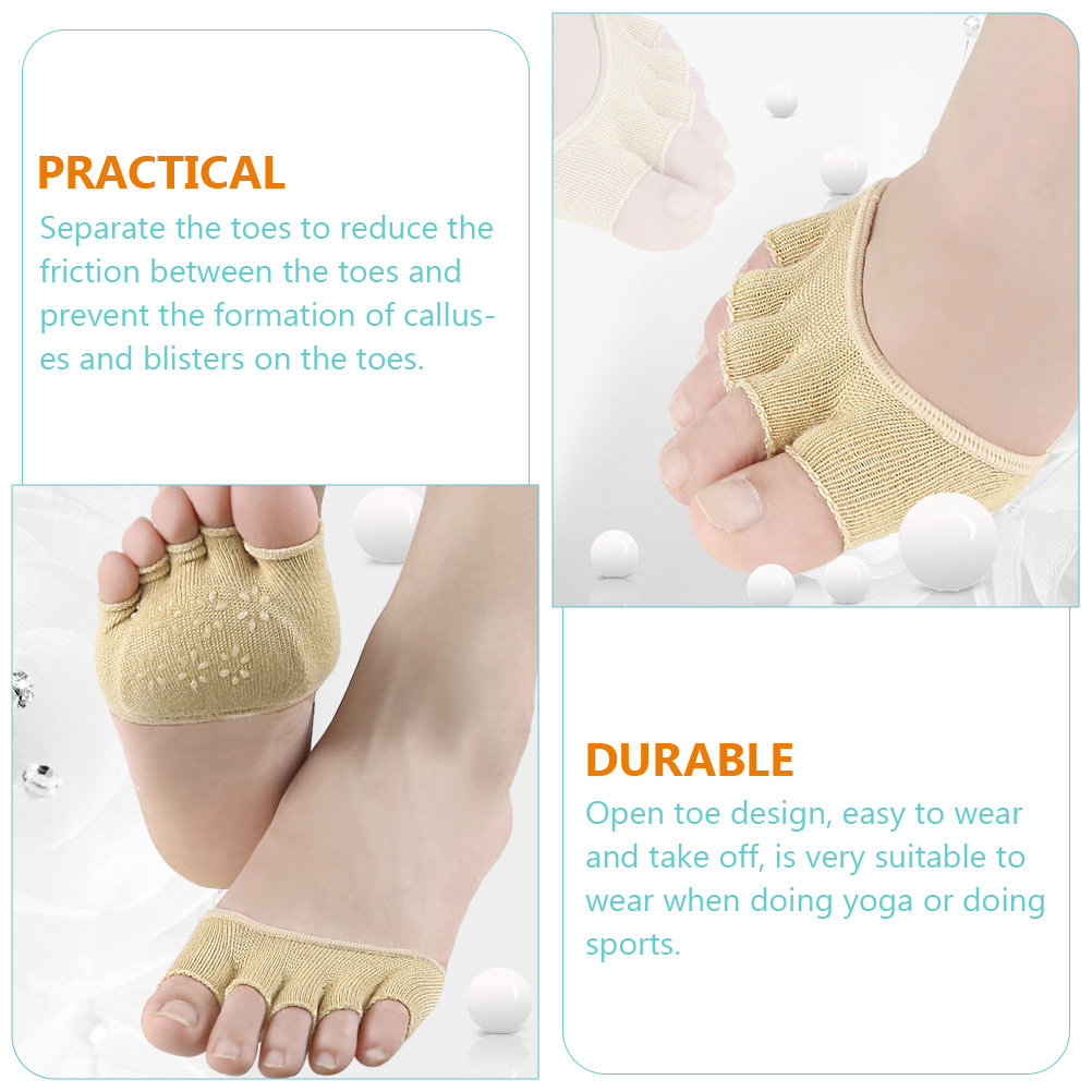 2Pairs Cotton Toeless Yoga Soc - Pilates Yoga Ballet reseña y precio
