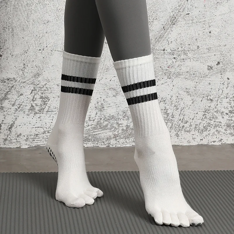 2 pairs of yoga socks, medium  - Pilates Yoga Sport reseña y precio