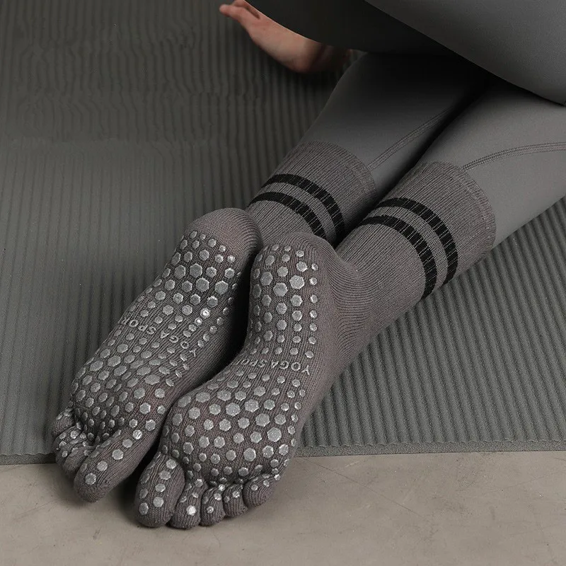 2 pairs of yoga socks, medium  - Pilates Yoga Sport reseña y precio