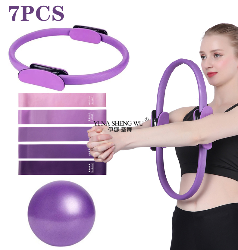 7Pcs Pilates Equipment For Hom - Pilates Ring Magic reseña y precio