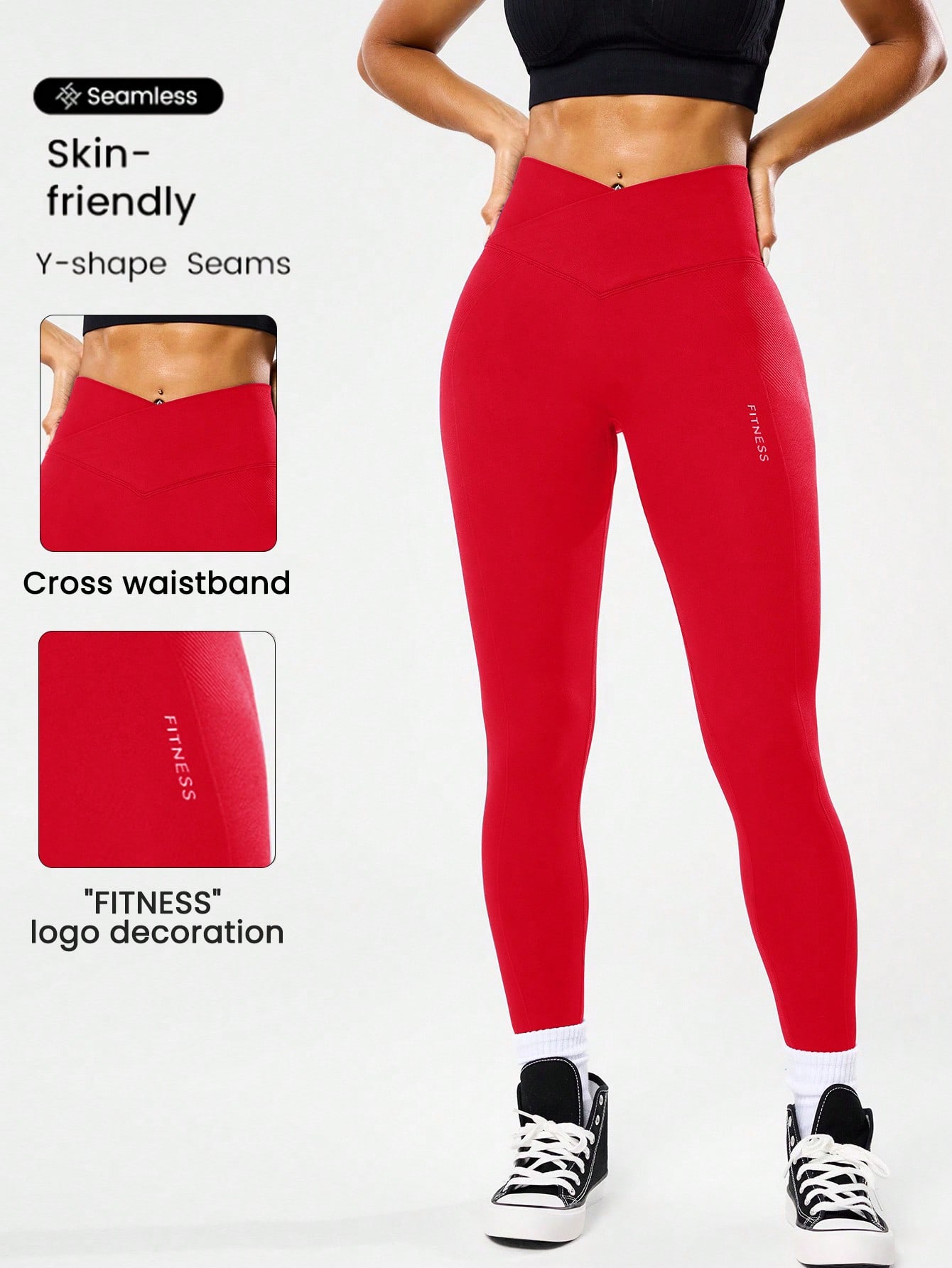 High-waisted seamless yoga leg - Pilates Yoga Outfit reseña y precio