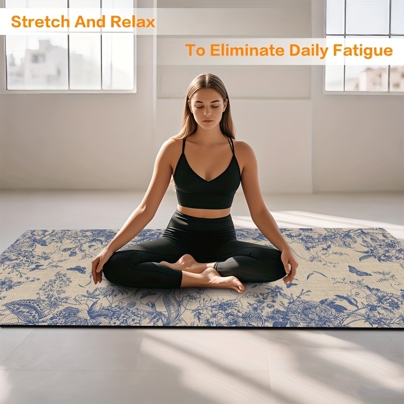 VIKAMA Vintage Floral Yoga Mat - Pilates Yoga Or Gym reseña y precio