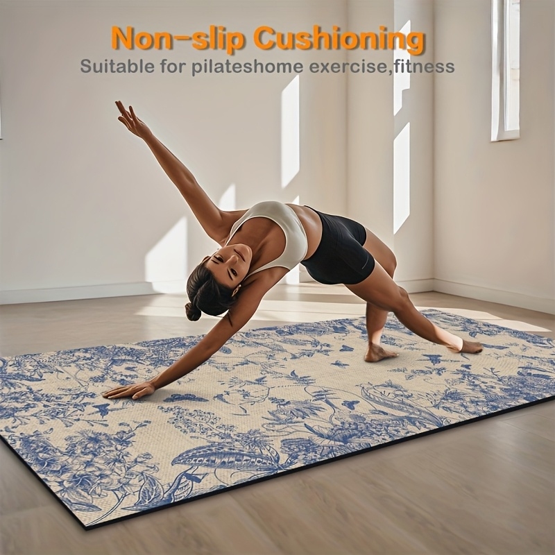 VIKAMA Vintage Floral Yoga Mat - Pilates Yoga Or Gym reseña y precio