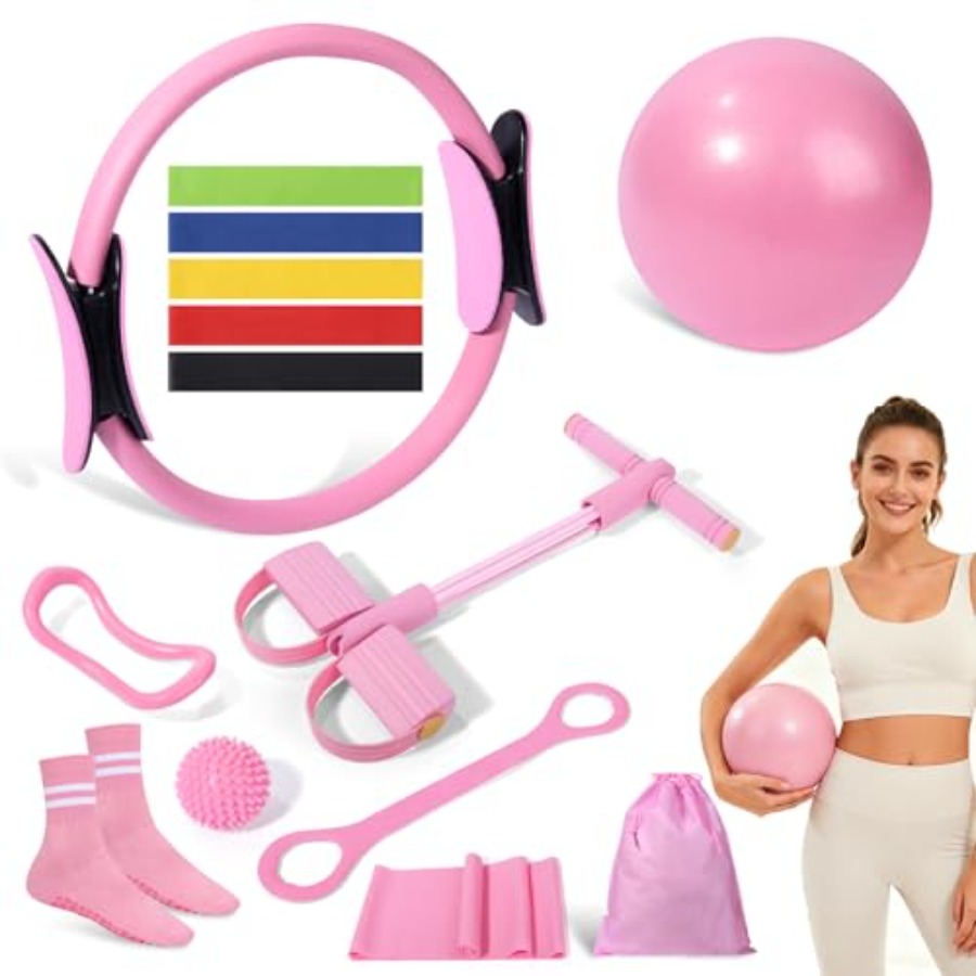 Pilates Kit 14 Pcs, Pilates Es - Pilates Yoga Resistance Ring reseña y precio
