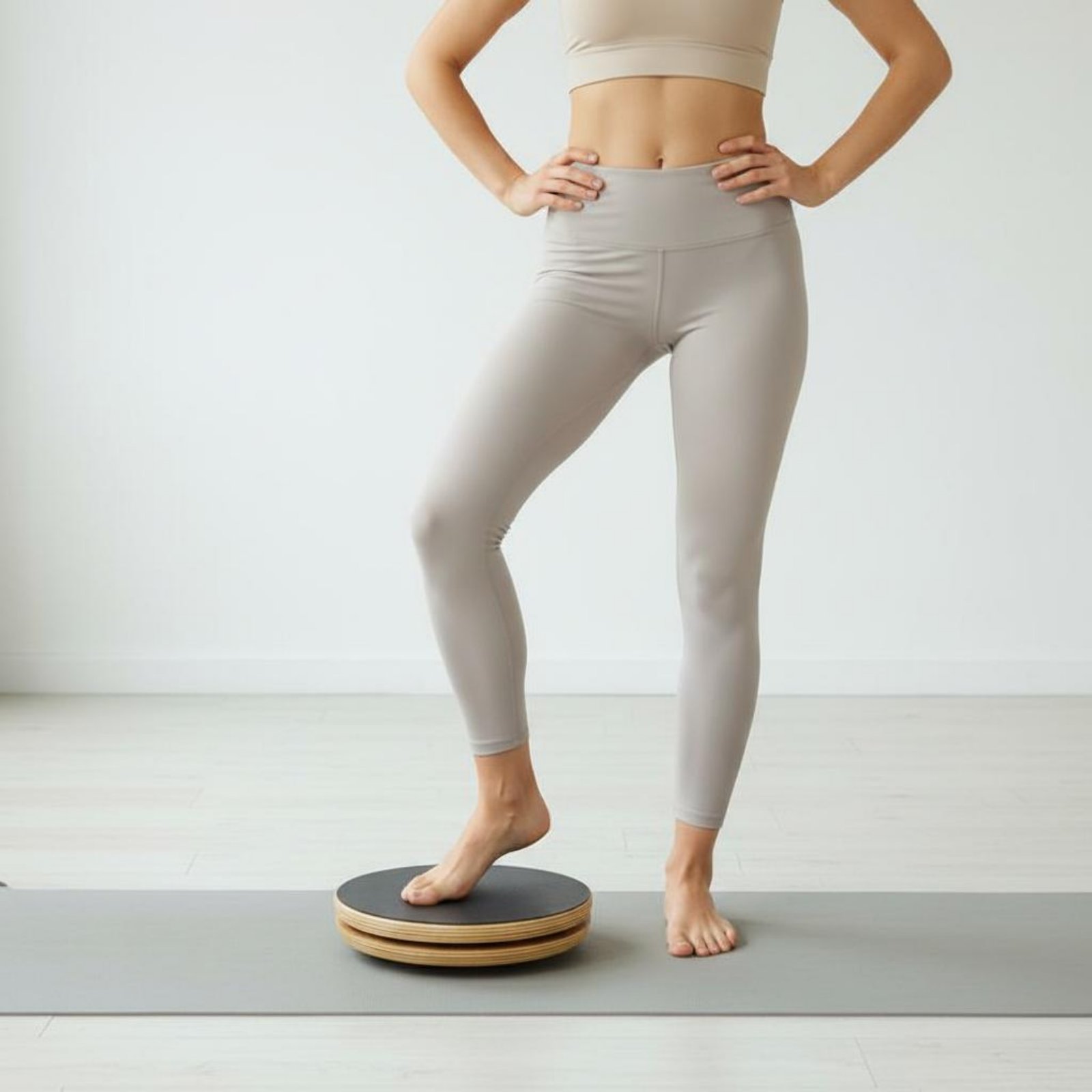 2 Pieces Wooden Pilates Disc S - Pilates & Yoga Elastic Band reseña y precio