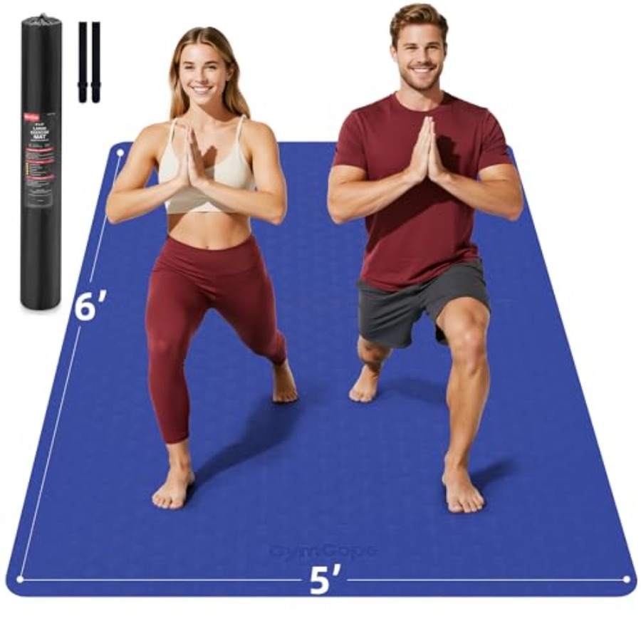 Extra Large Yoga Mat 72x48 or  - Pilates Yoga Or Gym reseña y precio