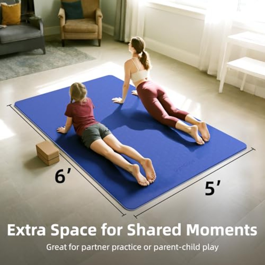 Extra Large Yoga Mat 72x48 or  - Pilates Yoga Or Gym reseña y precio