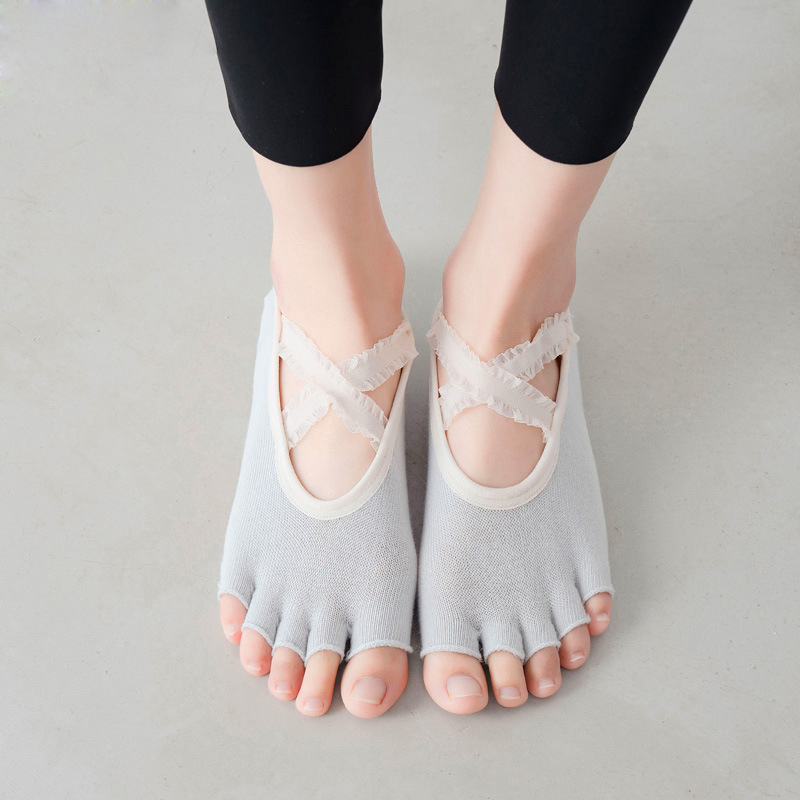 Five Finger Yoga Socks Lace Cr - Pilates Yoga Ballet reseña y precio
